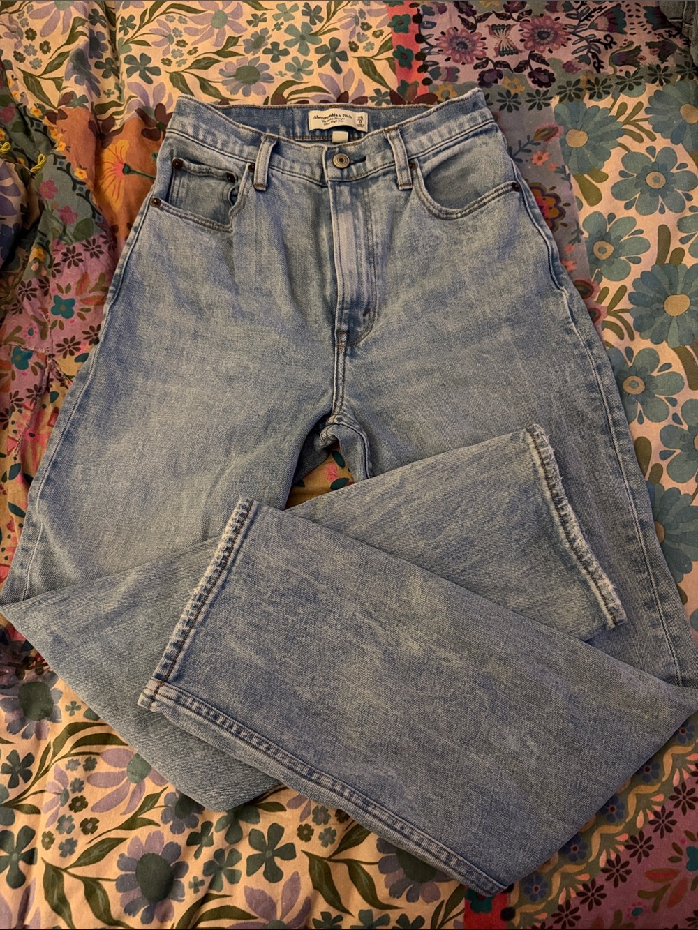 Abercrombie & Fitch Light Blue Men’s Straight Jeans